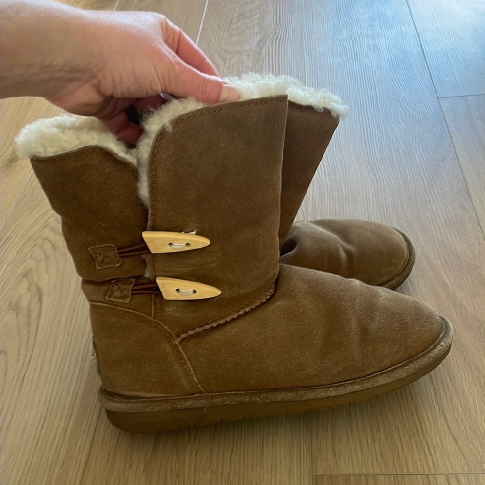 BearPaw Brown Suede Boots